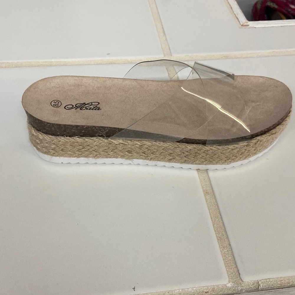Clear sandal